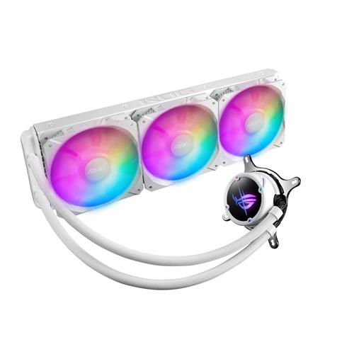ASUS ROG STRIX LC II 360 ARGB WHITE EDITION Processor All-in-one liquid cooler 12 cm Black