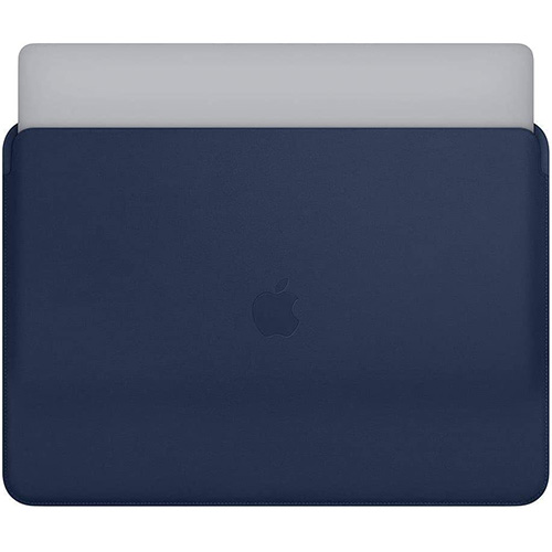 Apple Official MacBook Pro 16" Leather Sleeve - Midnight Blue