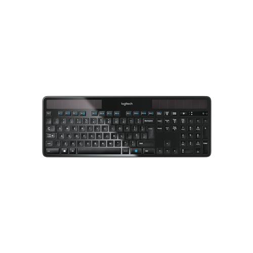 Logitech Wireless Solar K750 keyboard RF Wireless QWERTY Spanish Black