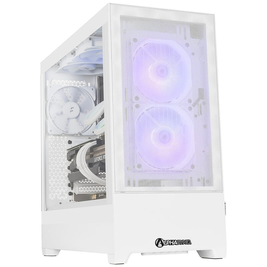 AlphaSync Pop Air White Gaming Desktop PC Intel Core i5 11600KF 16GB RAM NVIDIA GeForce RTX 3070Ti 1TB SSD 2TB HDD Windows 11 Home