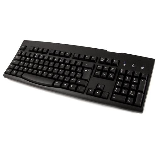 Accuratus 260 EURO HUB keyboard USB QWERTY English Black