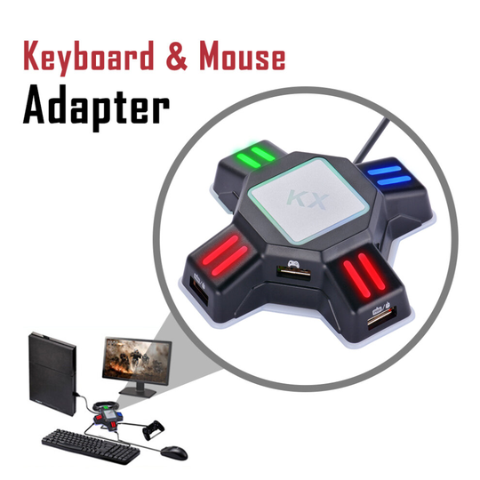 Keyboard and Mouse Adapter for Nintendo Switch Xbox One PS4 PS3 FPS TPS