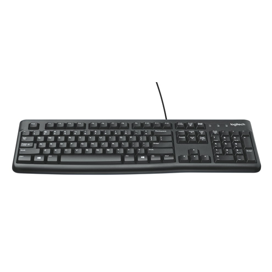 Logitech K120 USB AZERTY Black keyboard