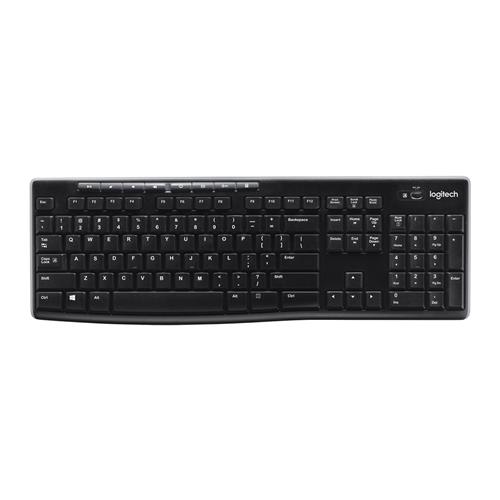 Logitech Wireless K270 keyboard RF Wireless QWERTY English Black