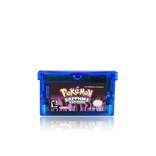 (SAPPHIRE VERSIO Blue) Pokemon Series Video Game Classic Console Card For Nintendo NDSL GB GBC GBM GBA