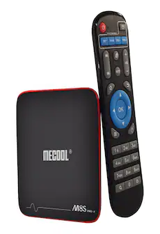 Mecool M8S PRO W TV Box - 2.4G, 2GB RAM, 16GB ROM, Android, MAG625X 4K VP9 - Ordinary RC,AU Plug