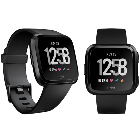 Fitbit Unisex Versa Health and Fitness Smartwatch - Black