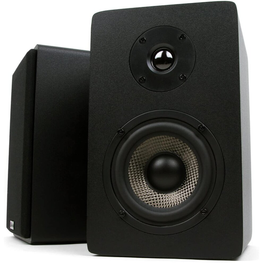 Micca MB42X Advanced Bookshelf Speakers for Home Theater Surround Sound, Stereo, and Passive Near Field Monitor, 2-Way (Black, Pair)