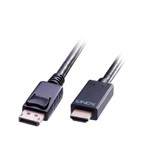 Lindy 0.5m DisplayPort to HDMI 10.2G Cable
