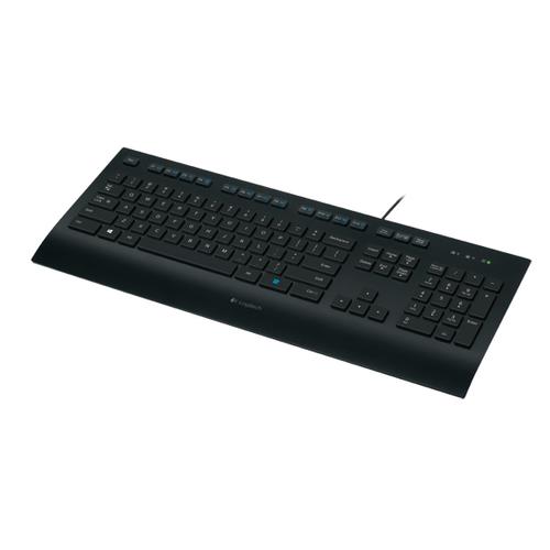 Logitech K280E Pro keyboard USB French Black