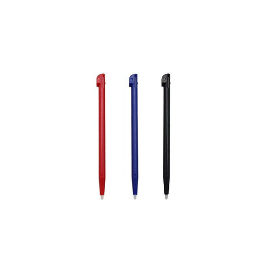 3x Colour Touch Stylus Pen for Nintendo 2DS Red Blue & Black