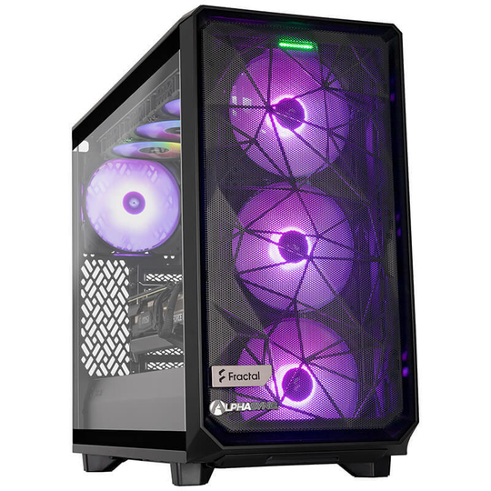 AlphaSync Meshify 2 Lite Gaming Desktop Pc, Amd Ryzen 9 7900X 4.7GHz, 32GB DDR5, 2TB Hdd, 1TB NVMe M.2 Ssd, Nvidia GeForce Rtx 3080 10GB, Wifi, Window
