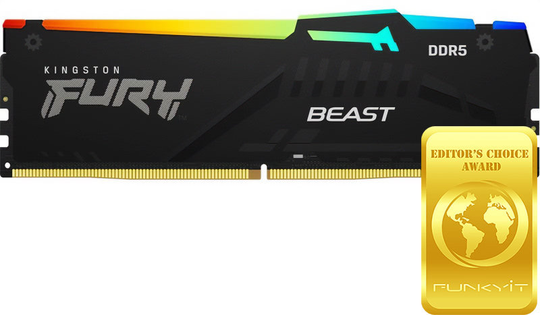 Kingston FURY Beast RGB 32GB (1x 32GB) 5200MHz