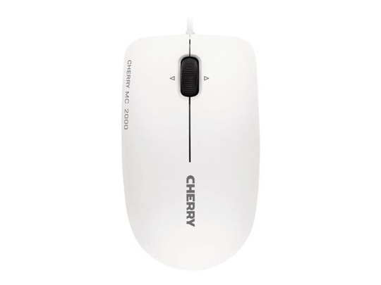 Cherry MC-2000 USB-A Wired Mouse With Tilt Scroll Wheel, Grey
