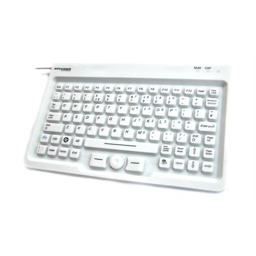 Accuratus KYBNA-SIL-MINCWH USB QWERTY English White keyboard