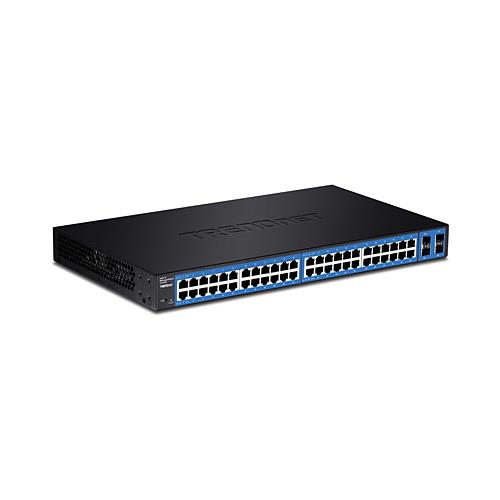 Trendnet TL2-G448 network switch Managed L2 Gigabit Ethernet (10/100/1000) Black 1U