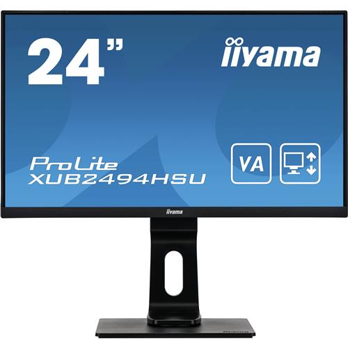 iiyama ProLite XUB2494HSU-B1 computer monitor 60.5 cm (23.8") 1920 x 1080 pixels Full HD Black