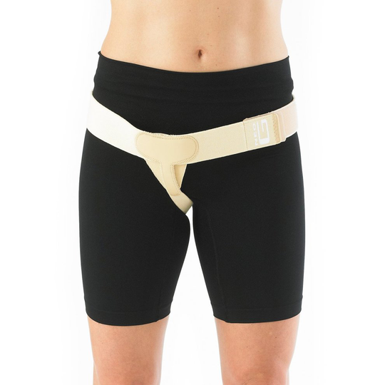 NEO G Lower Hernia Support - MEDIUM - LEFT - Medical Grade Quality, breathable & adjustable, pre/post-surgery aid HELPS reduce symptoms of...