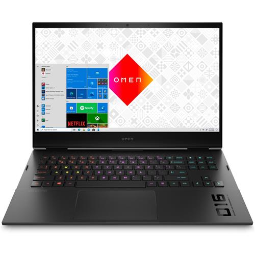 OMEN by HP 16-b0009na i7-11800H Notebook 40.9 cm (16.1") Quad HD Intel Core i7 16 GB DDR4-SDRAM 1000 GB SSD NVIDIA GeForce RTX 3060 Wi-Fi 6 (802.11ax) Windows 10 Home Black