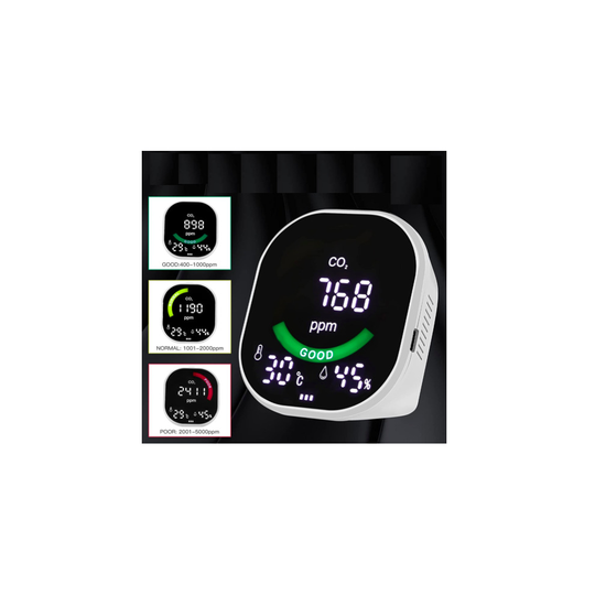 Casieblue CO2, CO3 Detector Carbon Dioxide Monitor