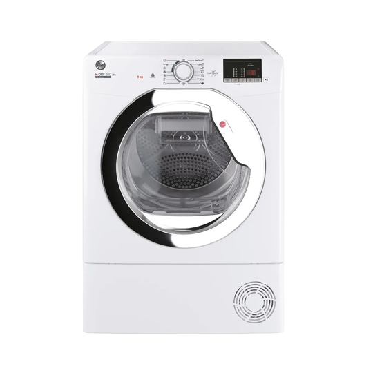 Hoover HLE C9DCE-80 9kg Condenser Tumble Dryer with Aquavision Water Tank - White