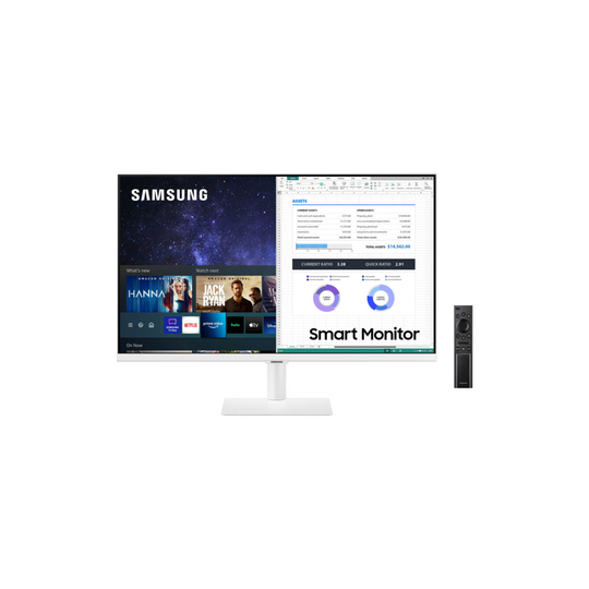 Samsung 32" M50A Full HD White Smart Monitor
