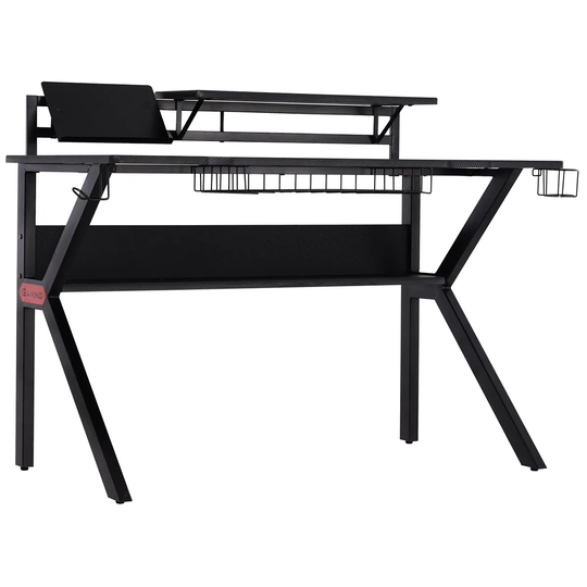 Equinox Charge Gaming Desk - Black