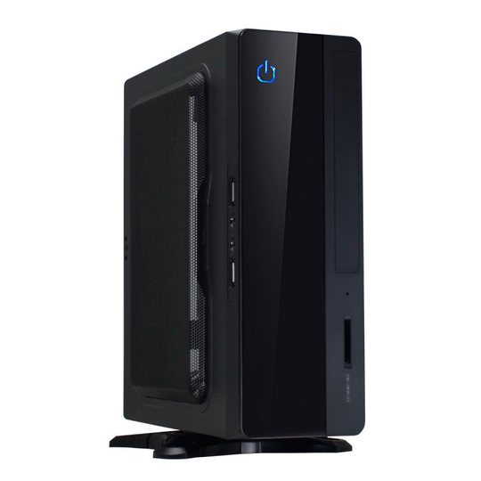 CiT MTX-007B Mini ITX Case 180W PSU Black Interior VESA Mountable