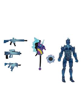 Fortnite Zero Master Grade - 4-Inch Articulated Light Up Figure With Harvesting Tool, Back Bling, And Weapons