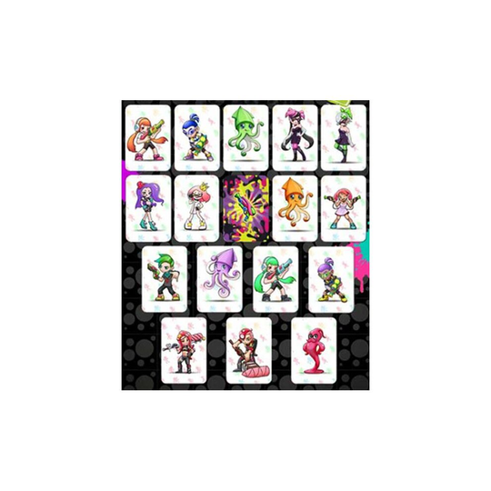 16pcs Full Set NFC TAG Cards for Splatoon 2 NS Switch WII U