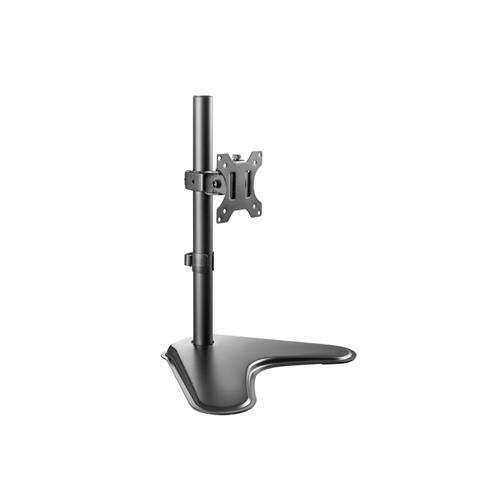 V7 Free Standing Desk Stand Single Display 13 to 32" with Tilt Rotate and Swivel Function Detachable VESA 100 x 100