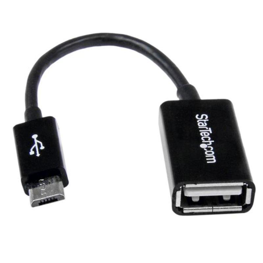 Startech.com 5in Micro USB to USB OTG Host Adapter M/F