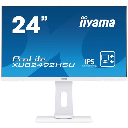 iiyama ProLite XUB2492HSU-W1 LED display 60.5 cm (23.8") 1920 x 1080 pixels Full HD White