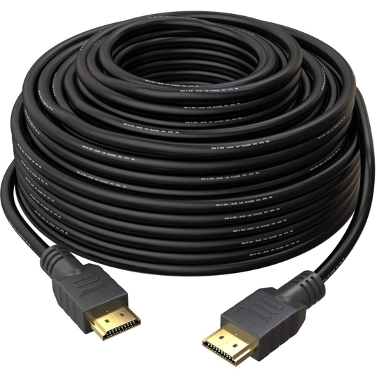 30M HDMI Cable v1.4 by True HQ™ | HIGH SPEED Long Lead with Ethernet ARC 3D | Full HD 1080P PS4 Xbox One Sky HD TV Laptop PC Monitor CCTV | Black &