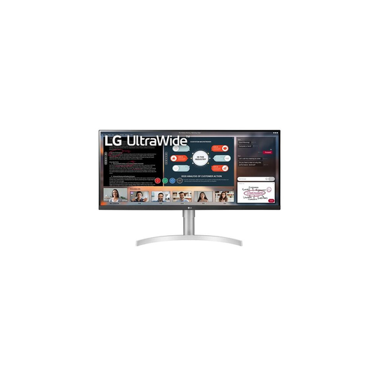 LG 34WN650-W LED display 86.4 cm (34") 2560 x 1080 pixels UltraWide Full HD White