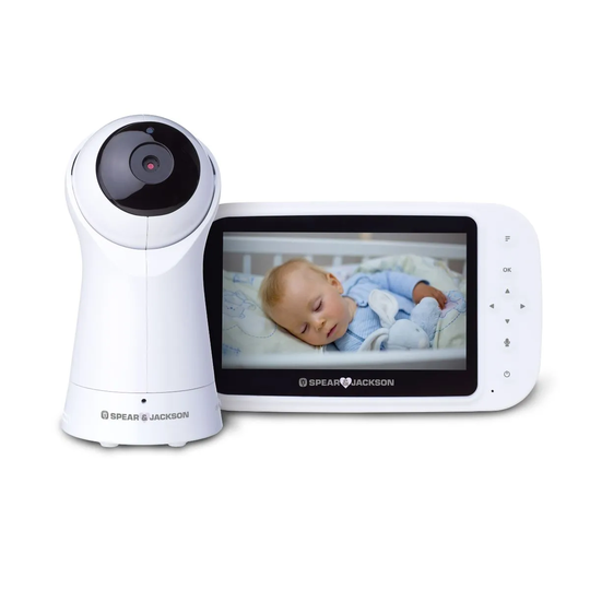 Spear & Jackson Video Baby Monitor With 5 Inch LCD Screen