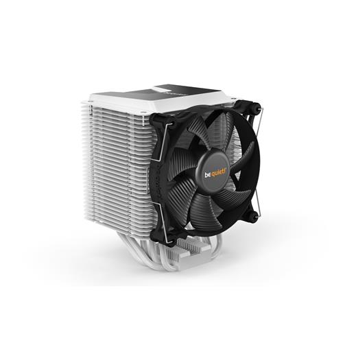 be quiet! Shadow Rock 3 White CPU Cooler Single 120mm PWM Fan For Intel Socket: 1700/1200 / 2066 / 1150 / 1151 / 1155 / 2011(-3) Square ILM For AMD Socket: AM4 / AM3(+) 190W TDP 163mm Height