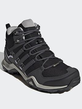 Adidas Terrex Swift R2 Mid Gtx Shoes - Black/Grey/Purple