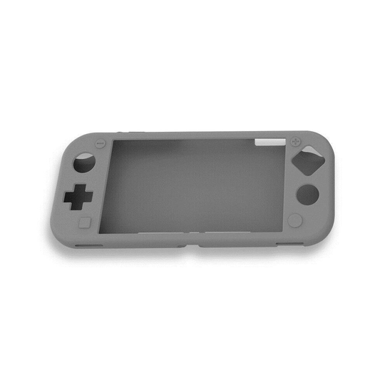 For Nintendo Switch Lite Soft Silicone Full Body Shock Protective Case Cover [Grey]