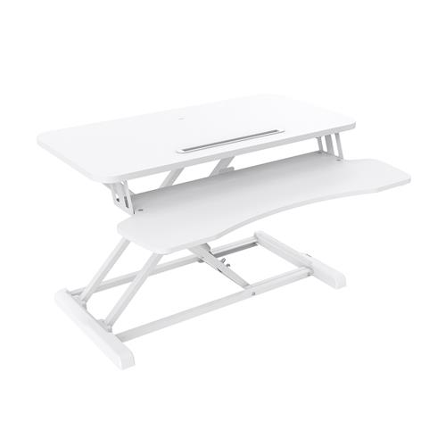 V7 DT2SSW Sit Stand Essential Desktop - White