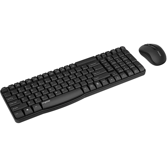 RAPOO X1800S 2.4Ghz WIRELESS COMBOSET in BLACK