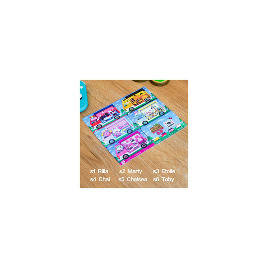 6Pcs Sanrio Animal Crossing Amiibo Cards for Switch WII U New3DS