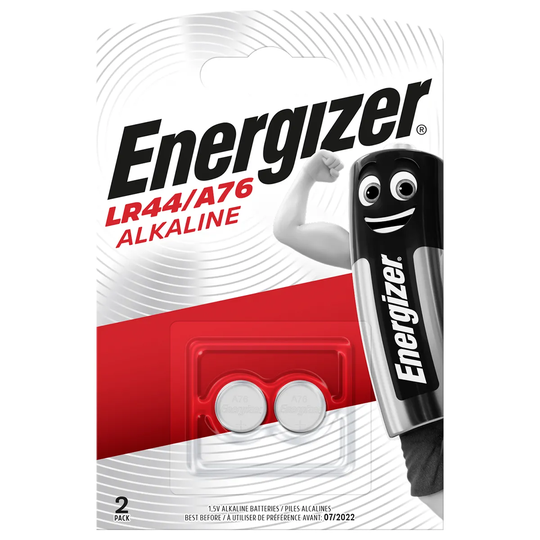 Energizer LR44/A76 Batteries - 2 Pack