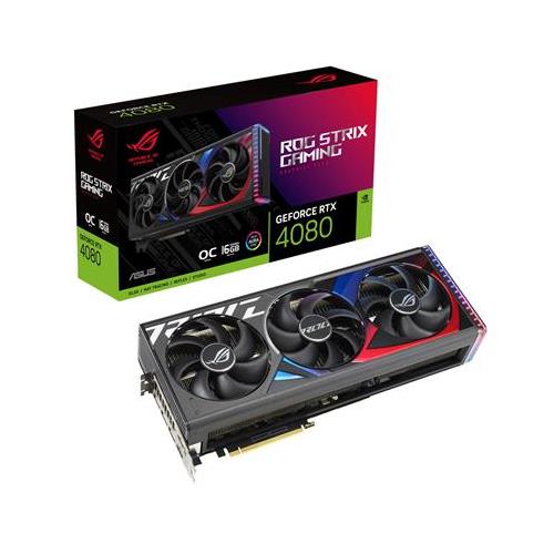 ASUS ROG -STRIX-RTX4080-O16G-GAMING NVIDIA GeForce RTX 4080 16 GB GDDR6X