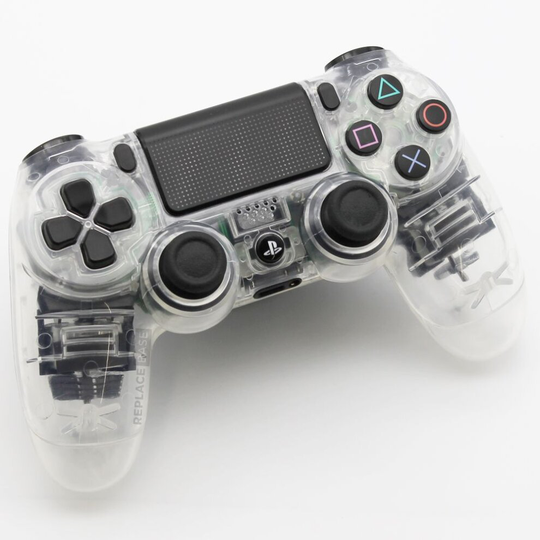 For Sony DualShock 4 Controller | ClearView Custom Housing Shell | Clear / Transparent