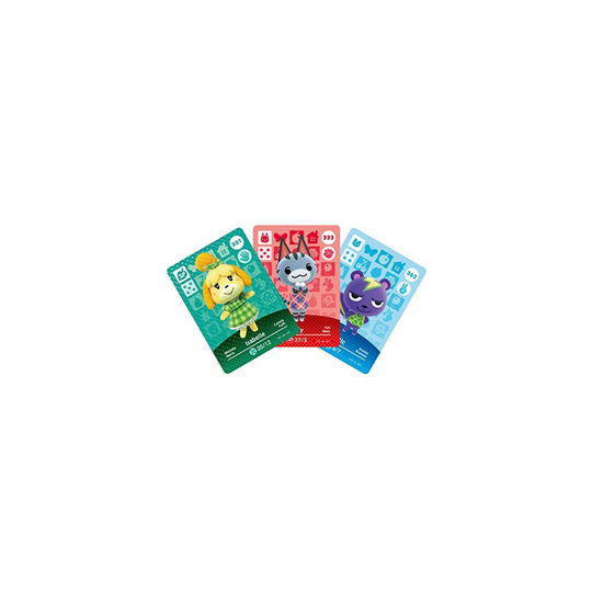 Animal Crossing: Happy Home Designer Amiibo 3 Card Pack (Series 4) (3DS) (New)