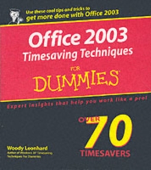 Office 2003 Timesaving Techniques For Dummies