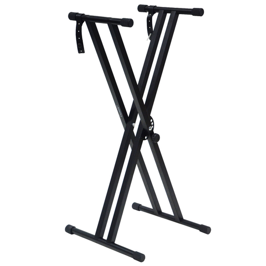 Double Tubes X Frame Keyboard Stand
