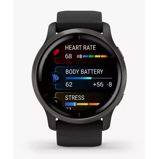 Garmin Venu 2 010-02430-11 GPS Smartwatch 45mm 1.3" AMOLED Slate/Black