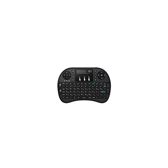 RII Mini I8 Plus White Backlit Hebrew 2.4G Wirelss Mini Keyboard Touchpad Air Mouse